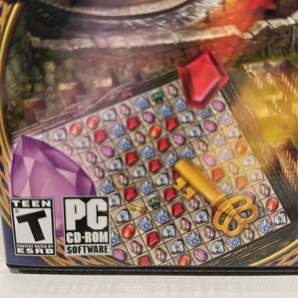Used Jewel Quest The Sapphire Dragon PC CD-ROM Game.